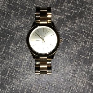 Gold Michael Kors watch